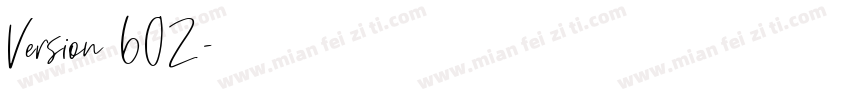 Version 602字体转换